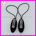 Fashionable injection pvc/rubber zipper puller for garments bags pull head of drag chain